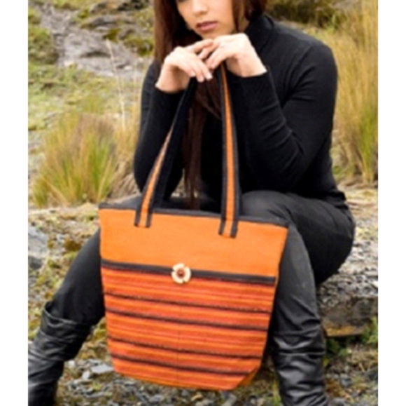 "AYDEE" ZIPPER TOTE - Picture 8 of 8